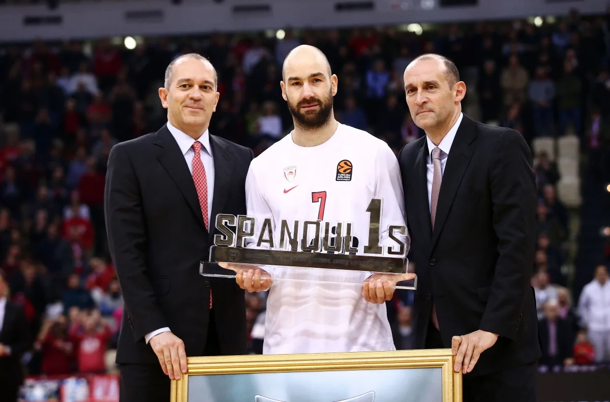 Και πώς να λείπει; Η Euroleague ανακοίνωσε τους πρώτους 5 της All-time ομάδας, με τον Σπανούλη να ξεχωρίζει
