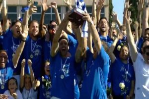 Οι ξέφρενοι πανηγυρισμοί και η «στέψη» της Κηφισιάς! (video) 