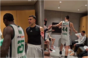 Χαμός στα αποδυτήρια του Παναθηναϊκού – Ο Σλούκας φώναζε για τον MVP Ναν, αποθέωση για Μήτογλου! (video)