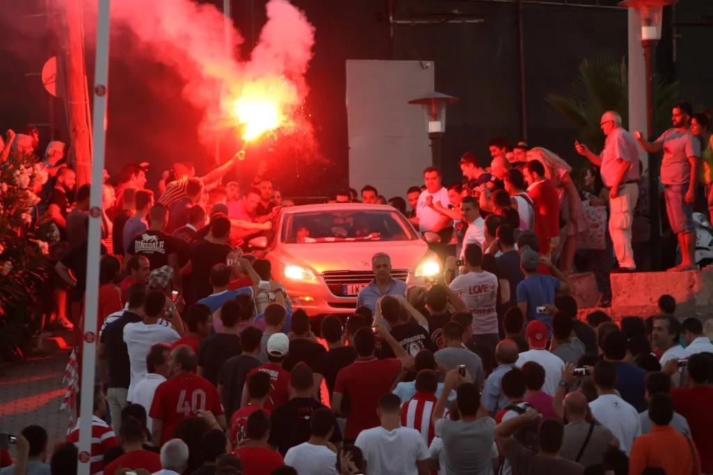 Σαβιόλα
Υποδοχή Ολυμπιακός