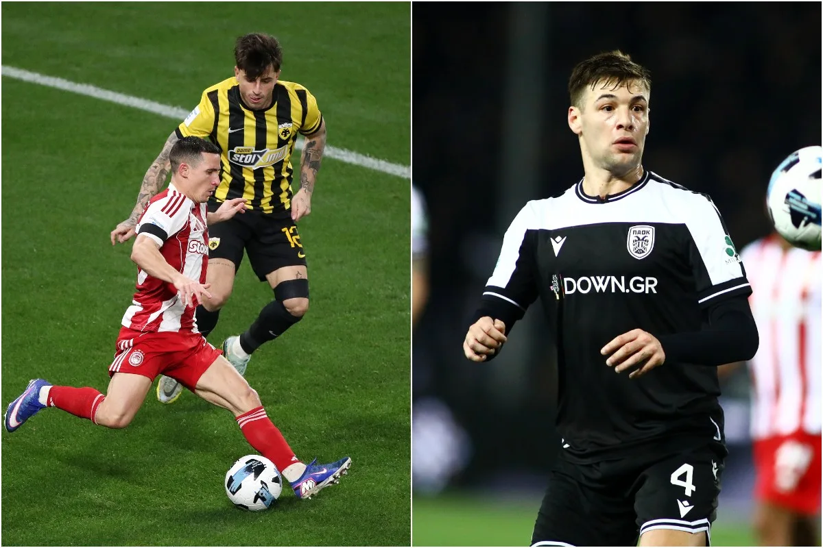 ΑΕΚ Ολυμπιακός ΠΑΟΚ Stoiximan Super League