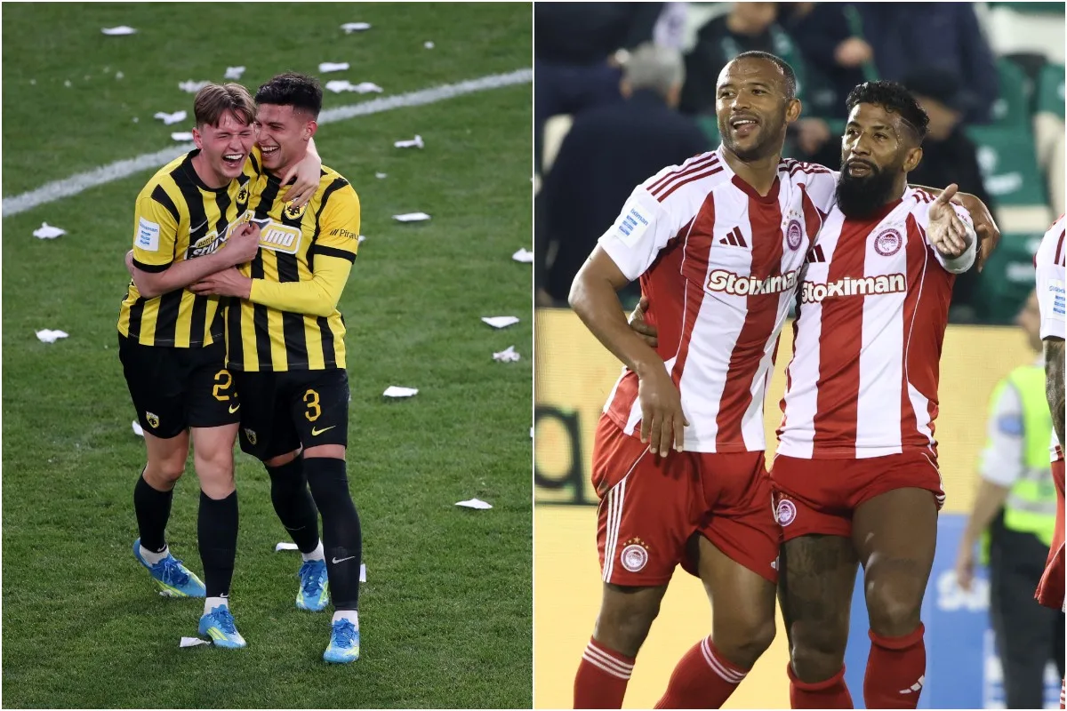 ΑΕΚ Ολυμπιακός ΠΑΟΚ Παναθηναϊκός Stoiximan Super League
